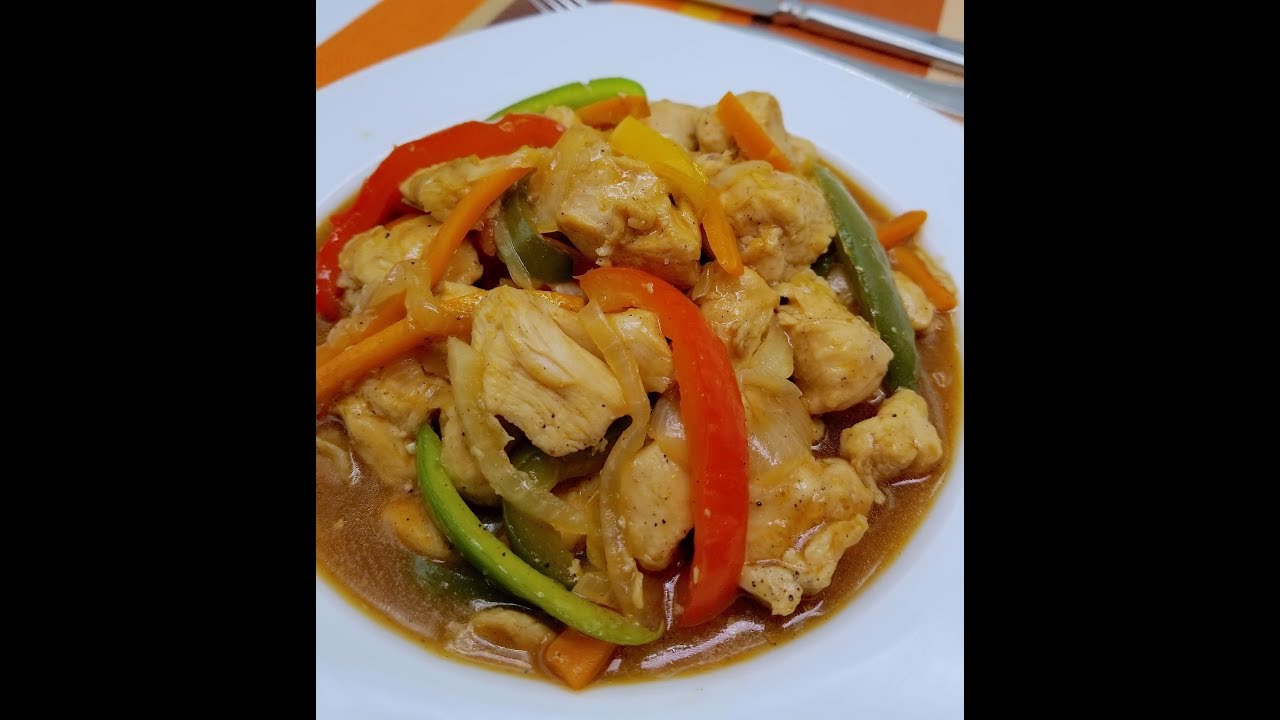HOW TO MAKE SPICY HONEY CHICKEN STIR FRY - EASY CHICKEN STIR FRY RECIPE - ZEELICIOUS FOODS