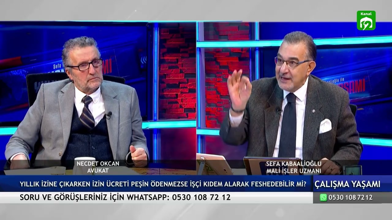 ÇALIŞMA YAŞAMI | Sefa Kabaalioğlu - Necdet Okcan