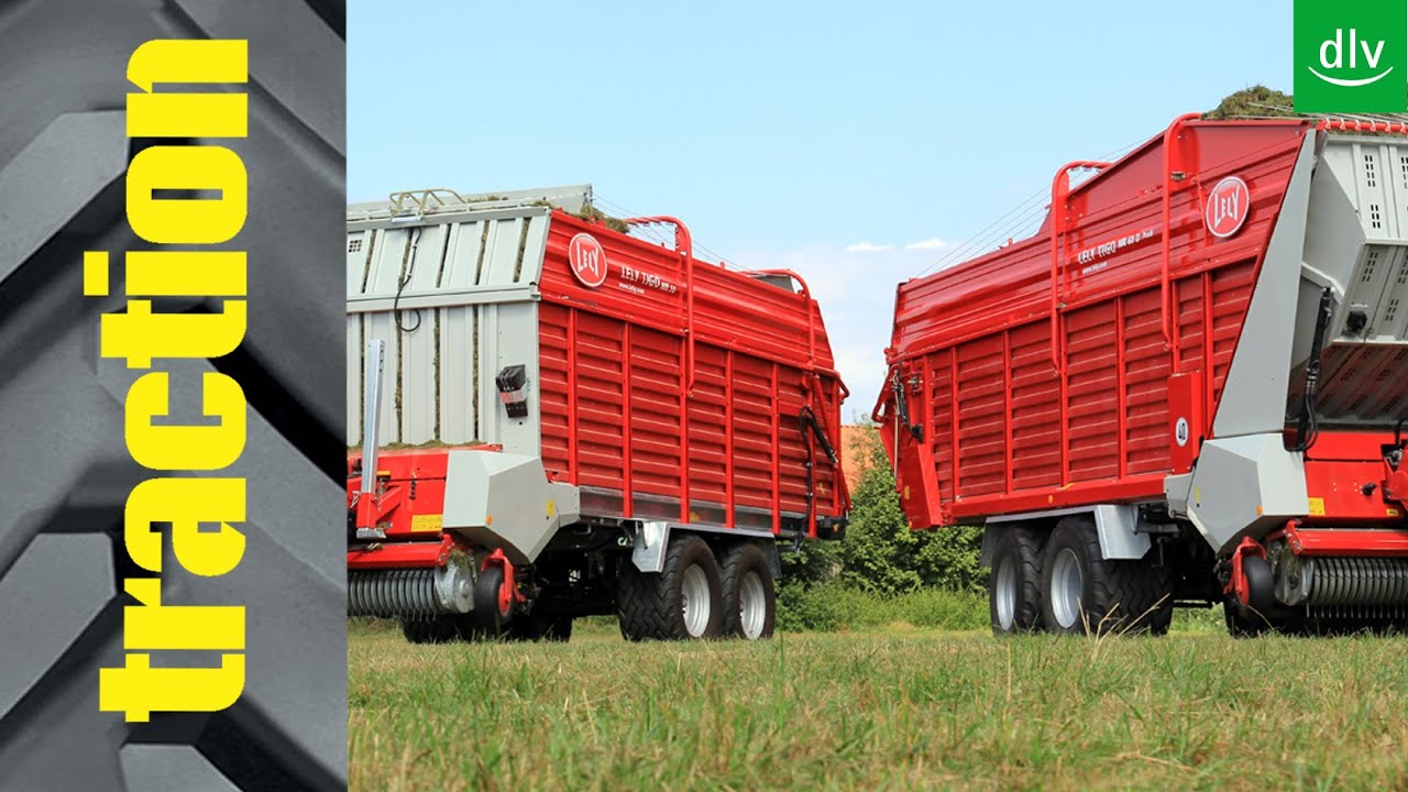 Lely Tigo MR 60 D Profi & Tigo MR 50 in der traction-Arbeitsprobe
