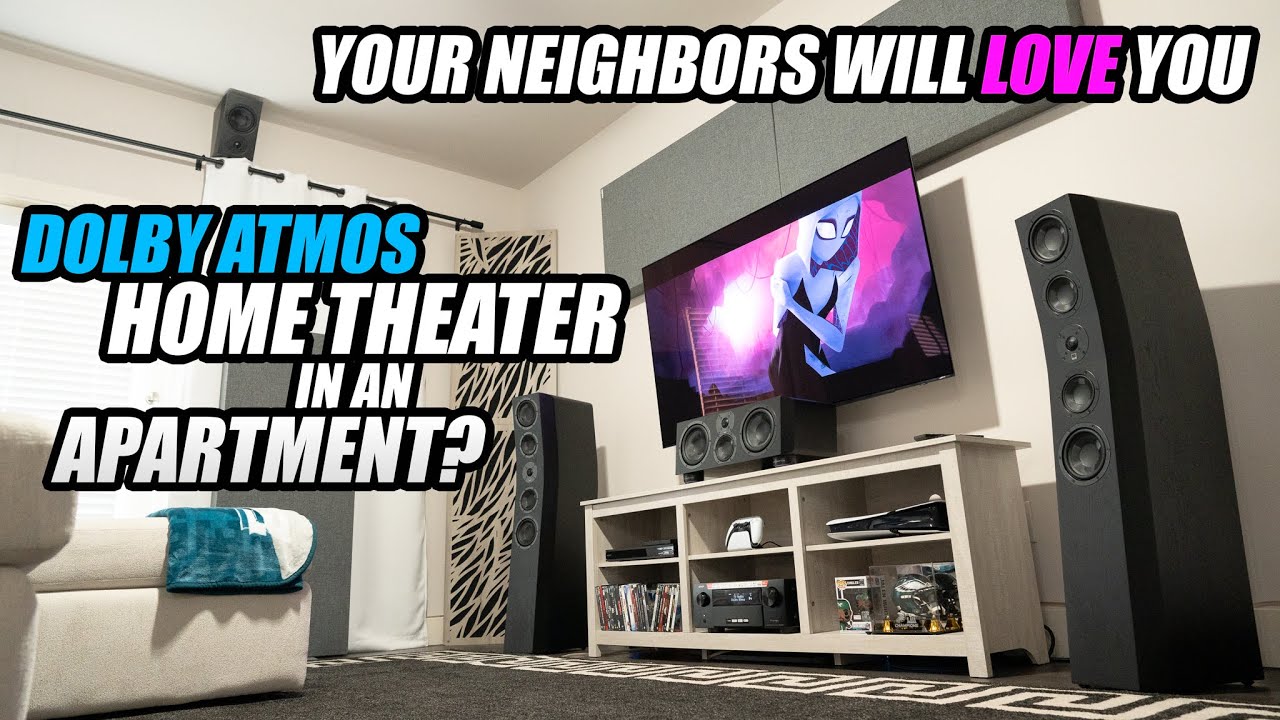 How To Build A DOLBY ATMOS Home Theater IN AN APARTMENT