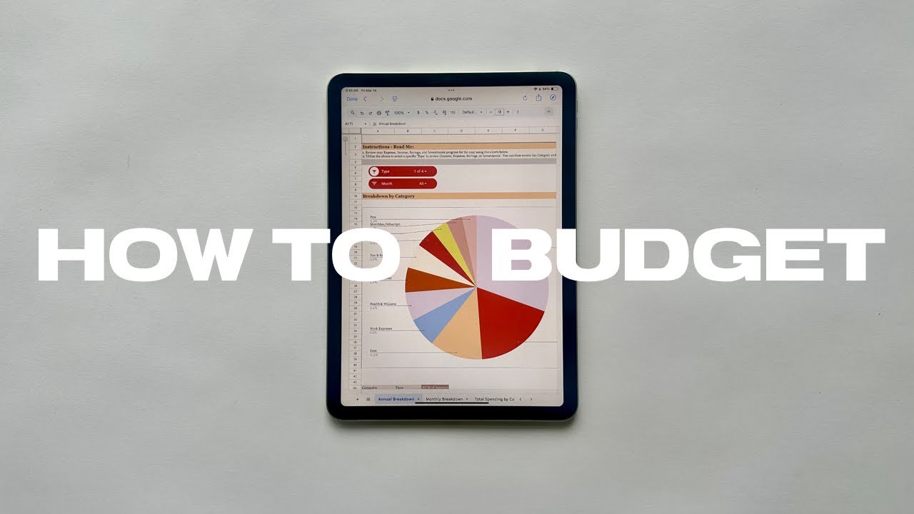 How To Make A Budget | Beginner Budgeting | aja dang