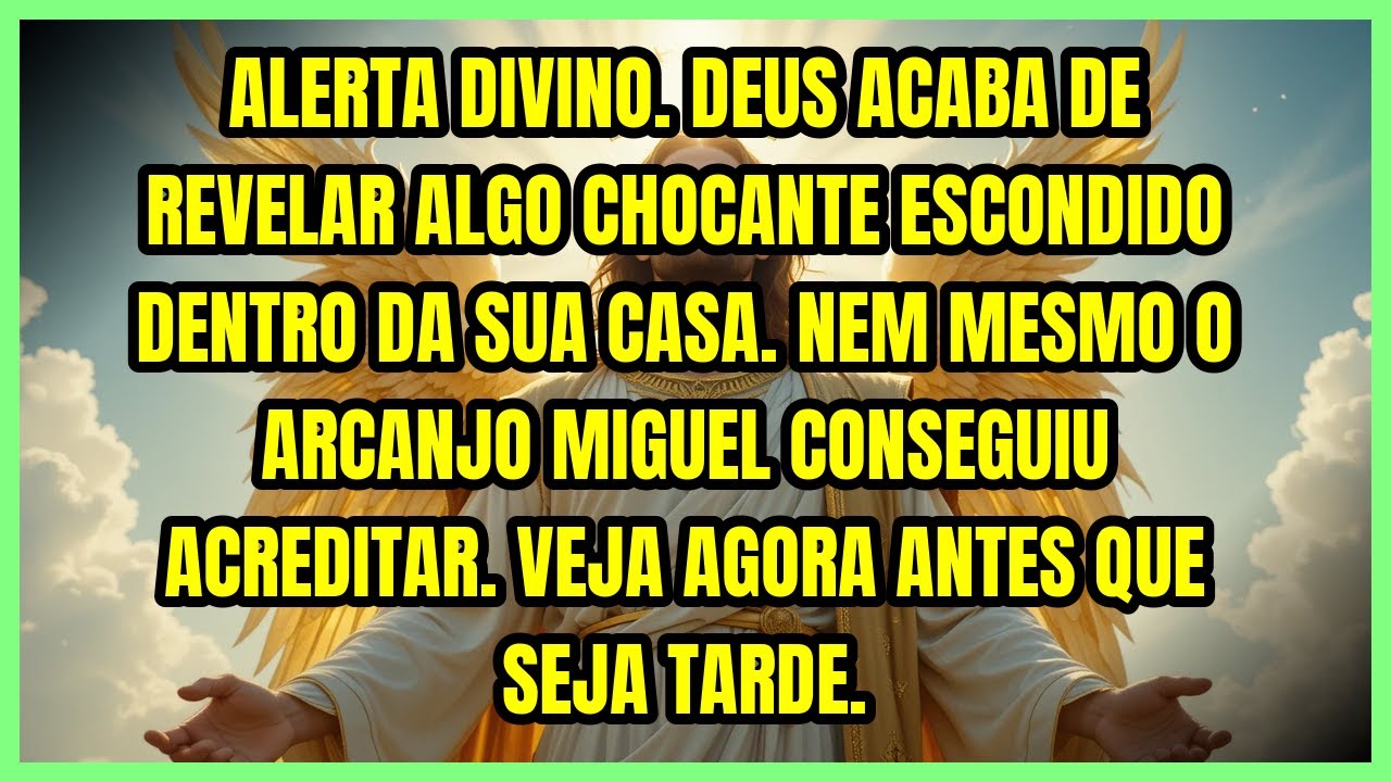 🔥 ALERTA DIVINO. DEUS ACABA DE REVELAR ALGO CHOCANTE ESCONDIDO DENTRO DA SUA CASA. NEM MESMO O AR...