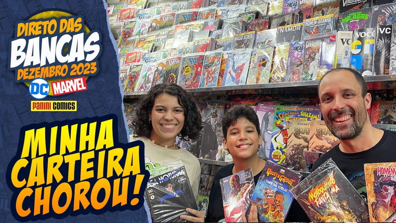 Direto das Bancas Dezembro 2023 - Lançamentos Quadrinhos Marvel, DC e Mangás​ @PaniniBrasilOficial