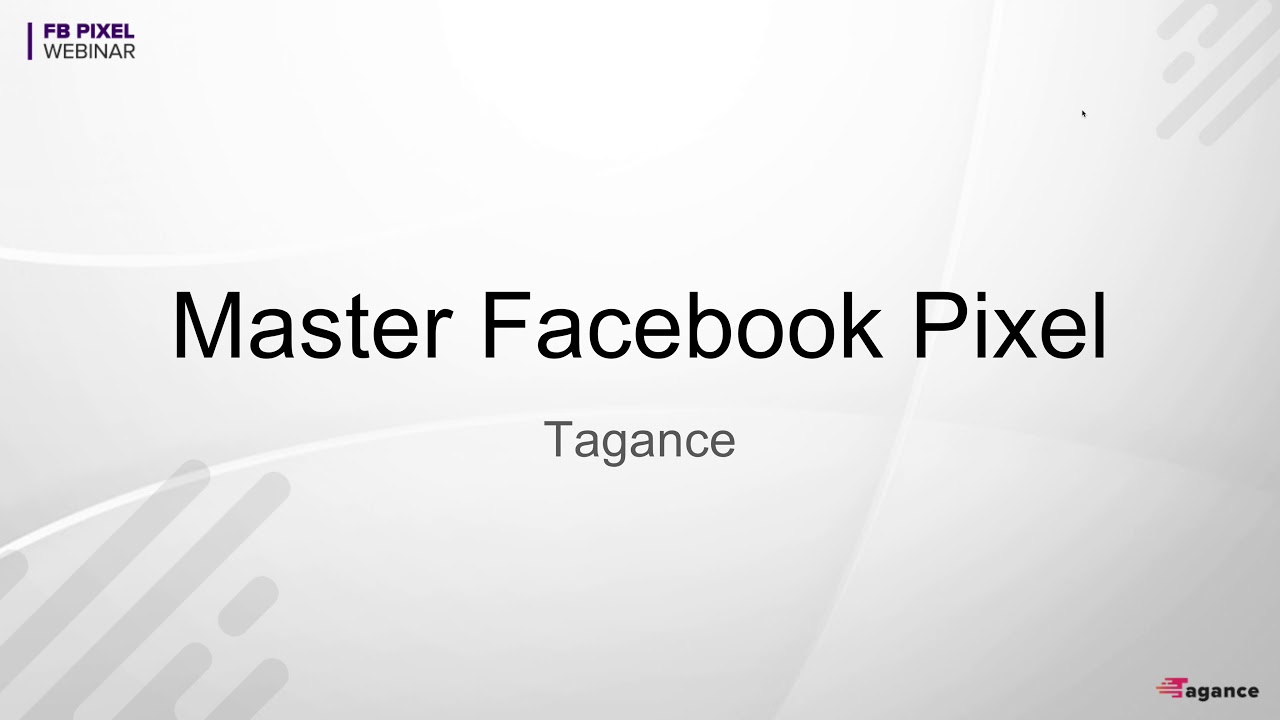 Master FB Pixel - 1st Lecture - Introduction