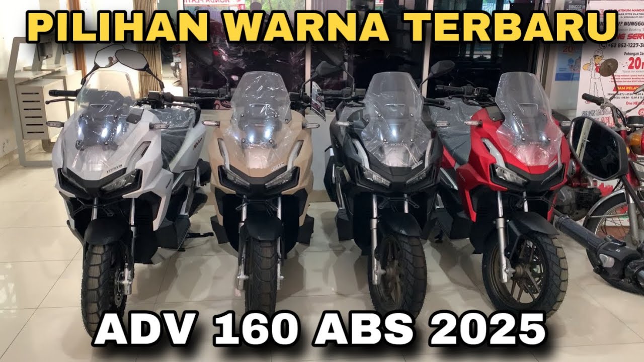 PILIHAN WARNA TERBARU HONDA ADV 160 ABS 2024 - 2025