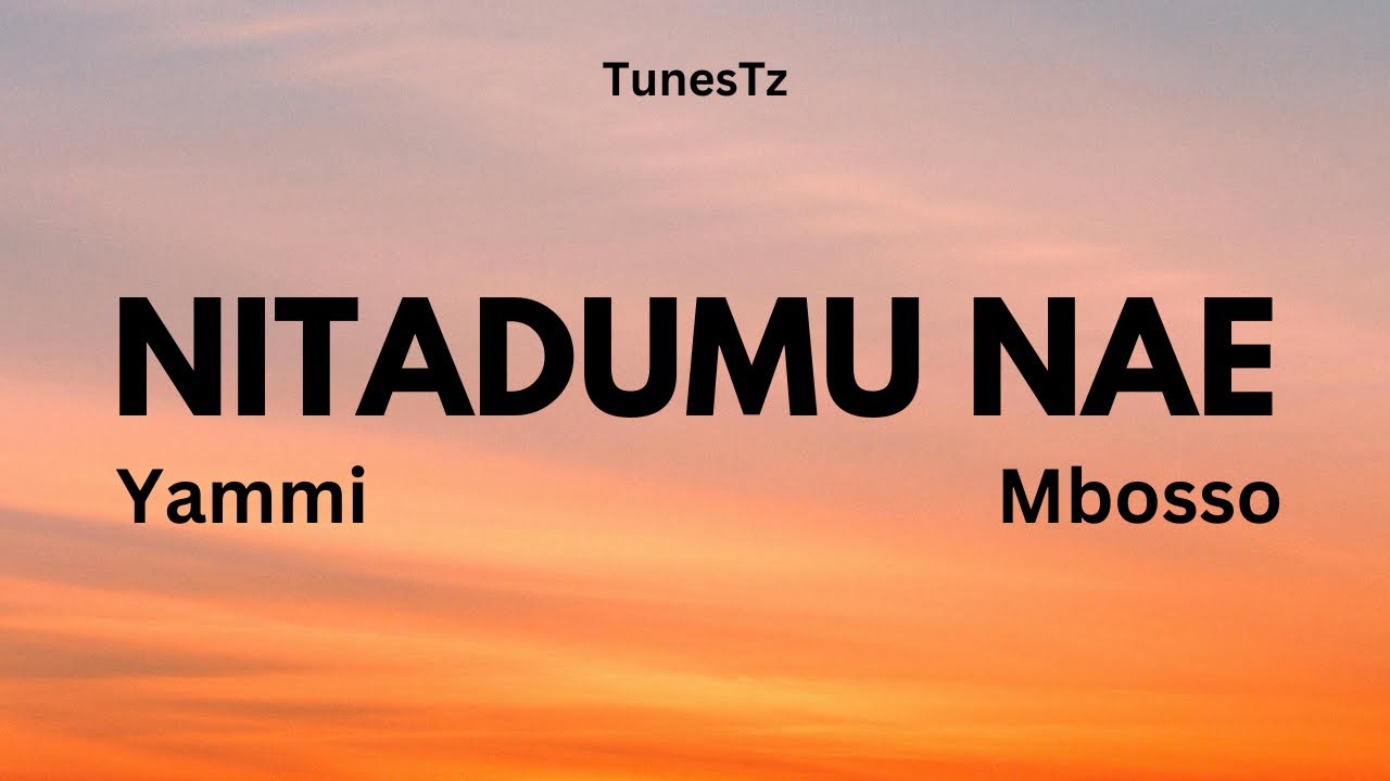 Nitadumu nae Yammi Ft Mbosso - Official Lyrics by TunesTz