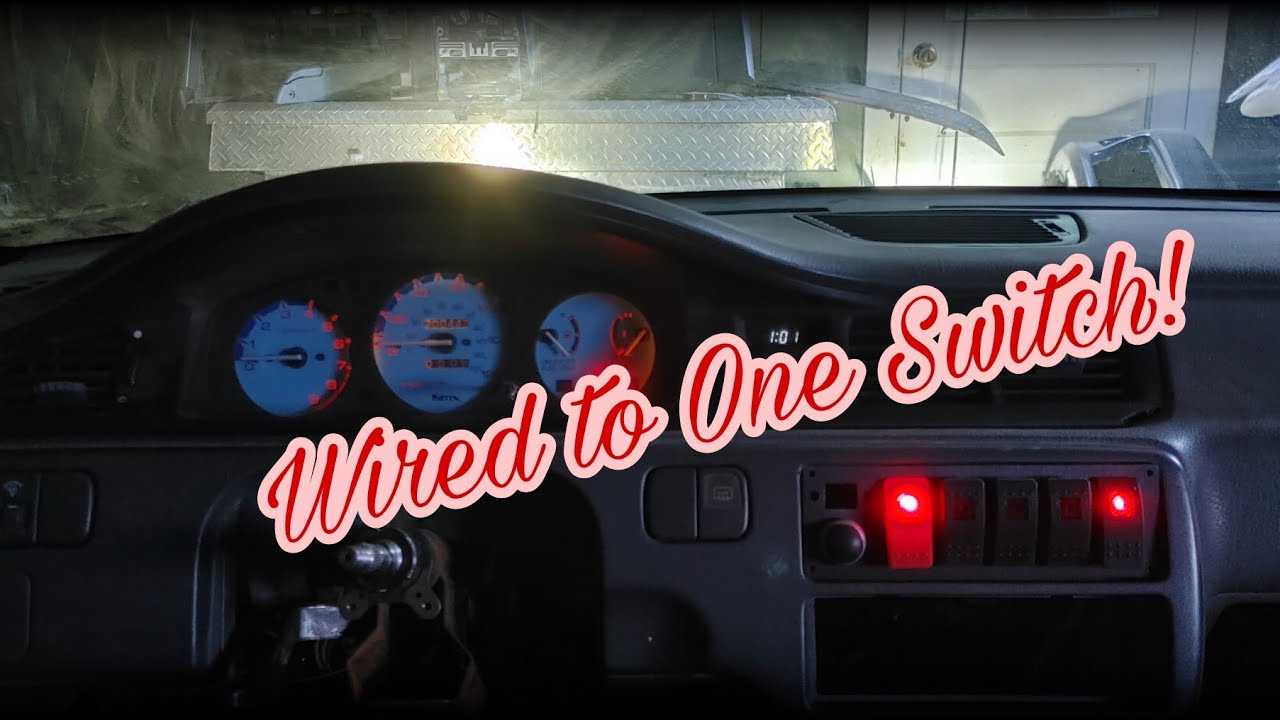 How to De-pin & Wire Your 92-95 Civic Headlights & Running Lights to a Switch Panel 🔫❤️🌎⚔️