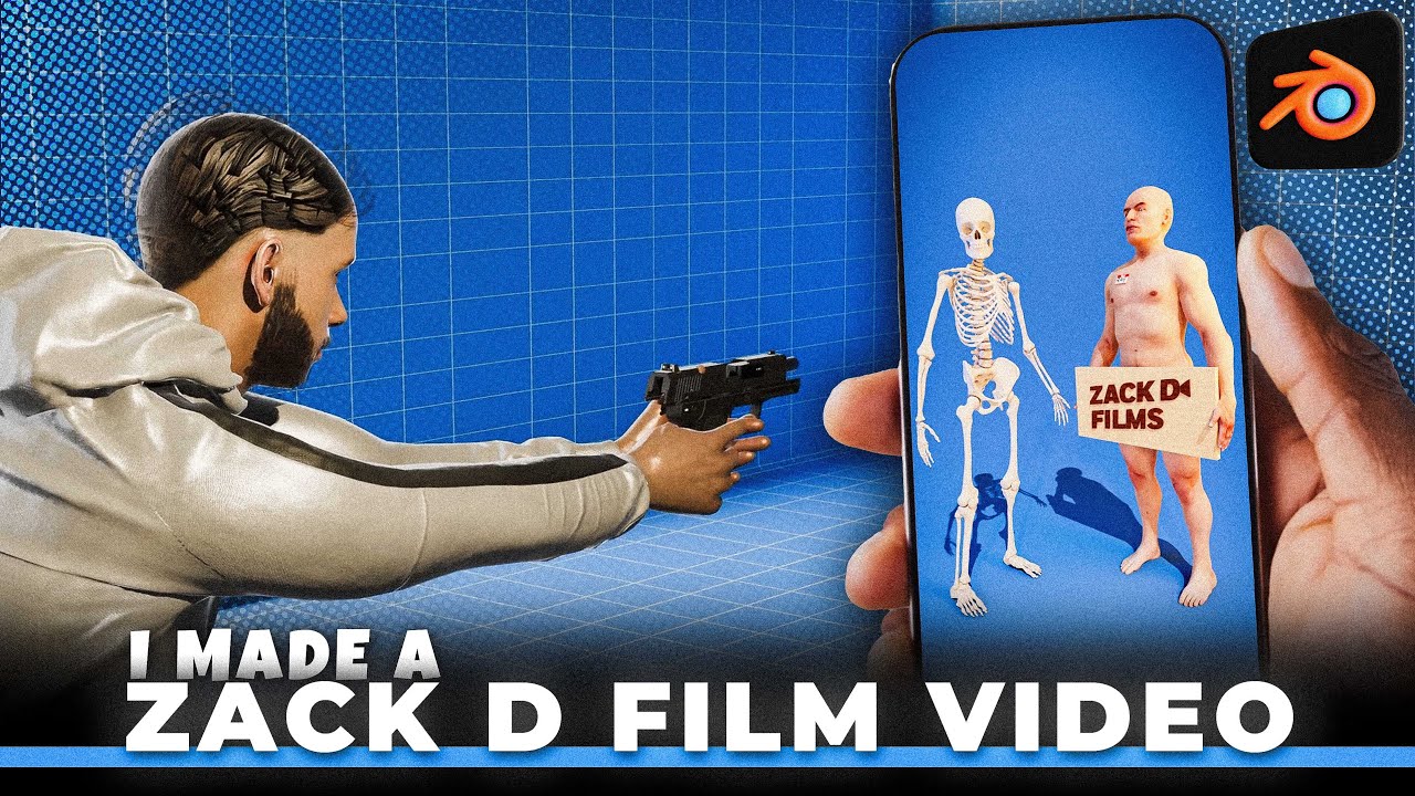 Я наконец-то сделал короткометражки для Youtube о фильме Зака ​​Ди в Blender 3D