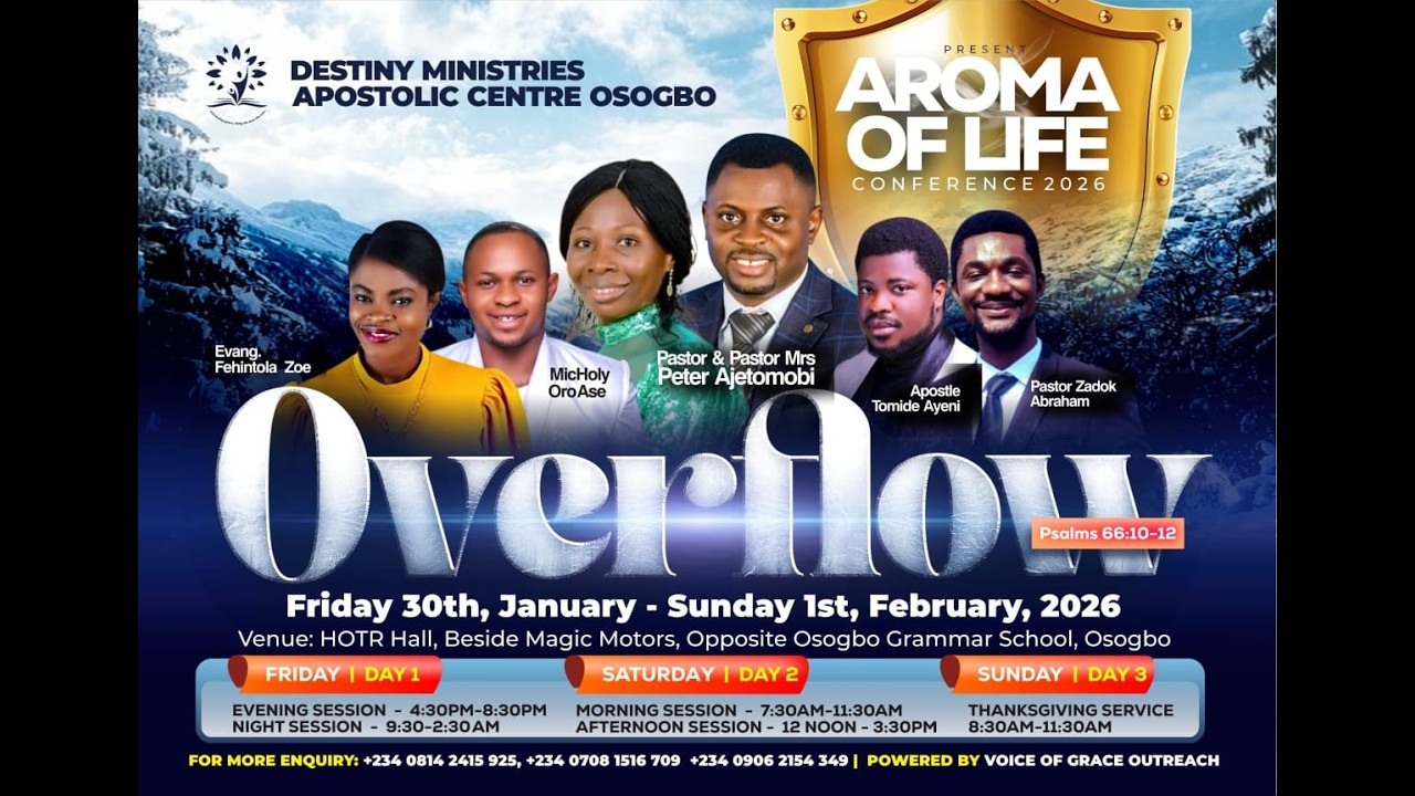 DESTINY MINISTRIES APOSTOLIC CENTRE