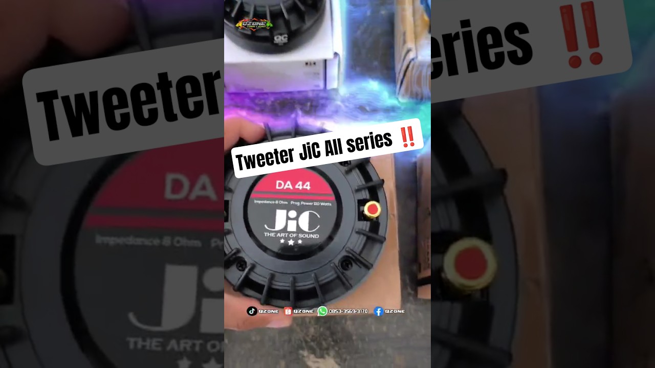Driver Tweeter JiC All Series Ready stock 