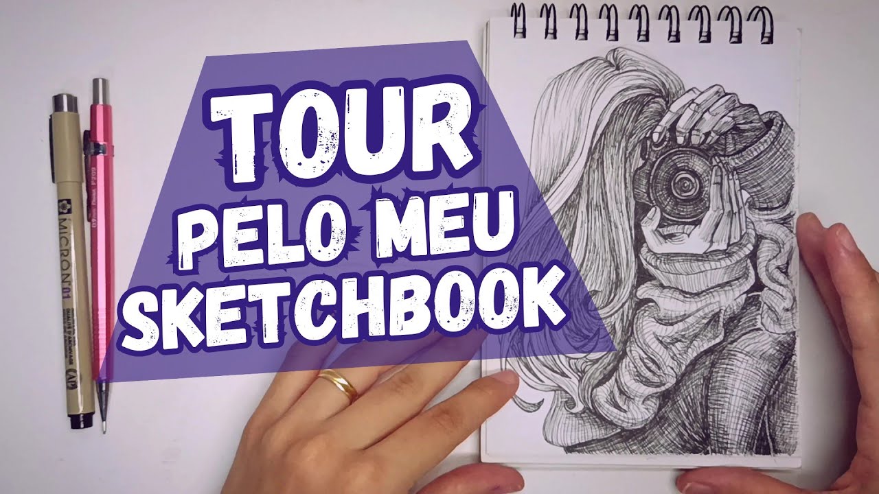 TOUR PELO MEU SKETCHBOOK - DESENHOS DE 2024