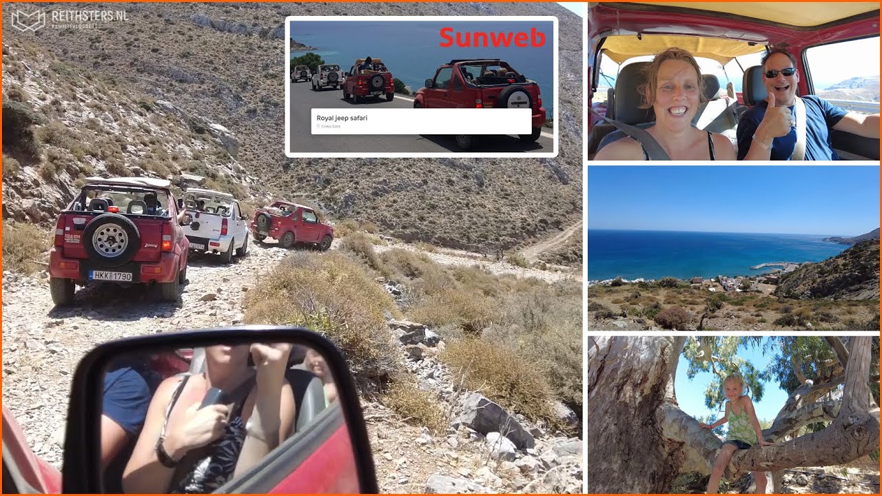 WIJ GAAN OFFROAD MET EEN JEEP IN KRETA 😱 - VLOG #392