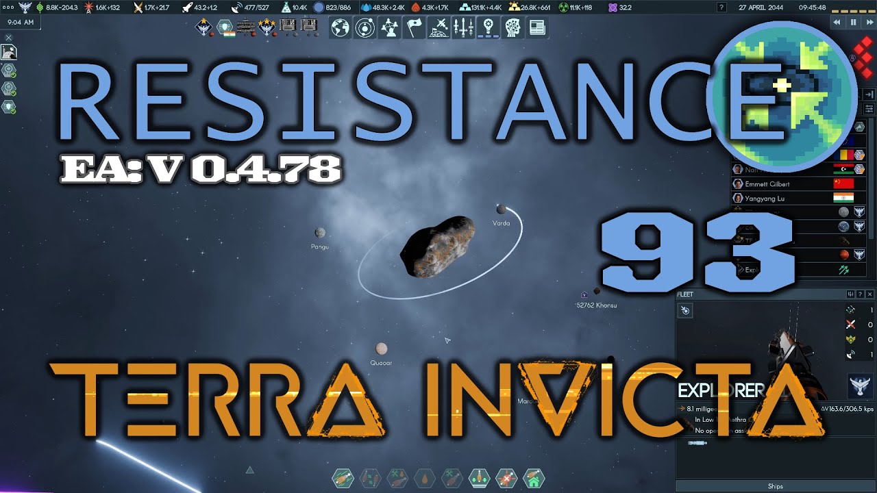 Terra Invicta v0.4.78 | Resistance | E93