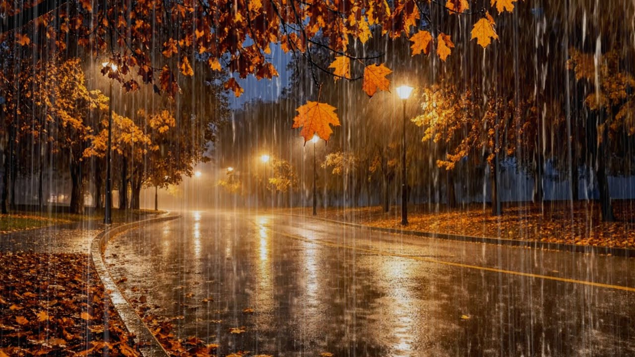 Heavy Rain Sounds for Deep Sleep | Powerful Real Rainstorm Ambience All Night (No Music) 8