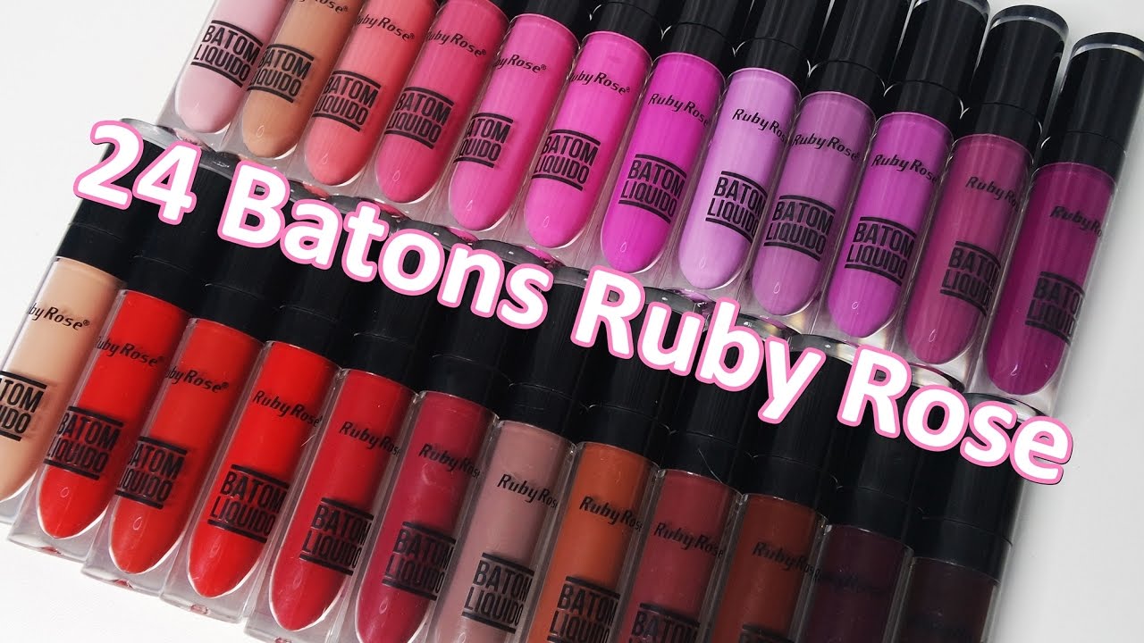 Baratinhos! Batons Líquidos Matte Ruby Rose
