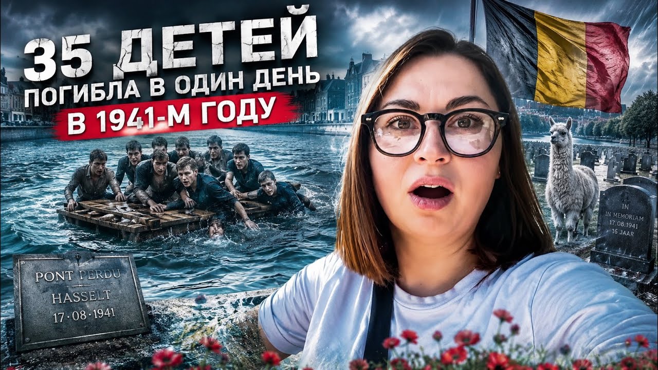 35 ДЕТСКИХ ЖИЗНЕЙ  ОДНИМ ДНЁМ В 1941-М ГОДУ | ЦЕРКОВЬ И КЛАДБИЩЕ С ЛАМАМИ  #жизньвбельгии #vlog