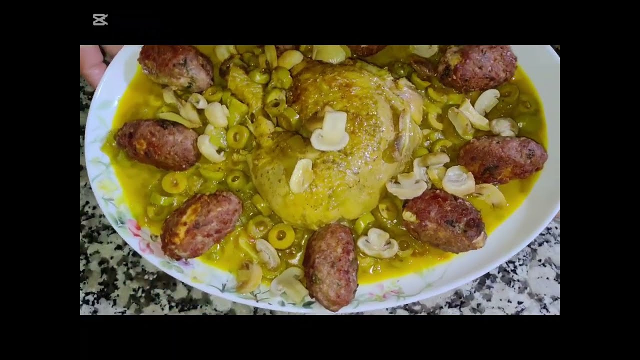 طاجين الزيتون بكفة محشية والبنة ماتشبعوهاش مجمر الله الله #المطبخ_الجزائري #temakitchen 