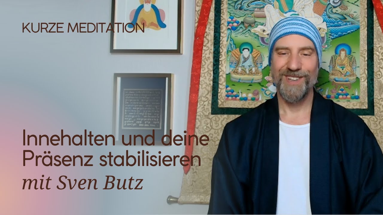 Eine kurze Übung für Präsenz #Stille, Präsenz & Containment