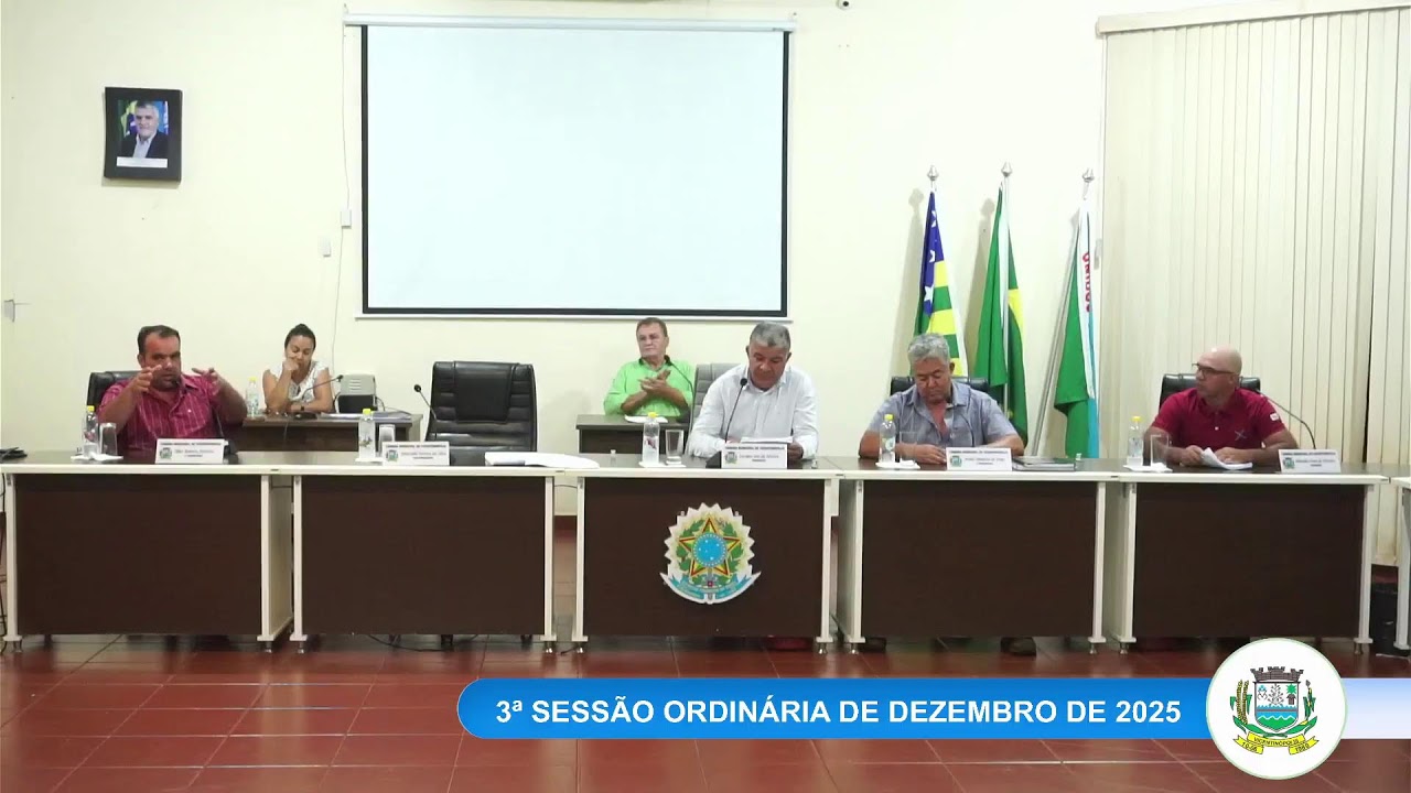 3ª SESSÃO ORDINÁRIA DE DEZEMBRO DE 2025