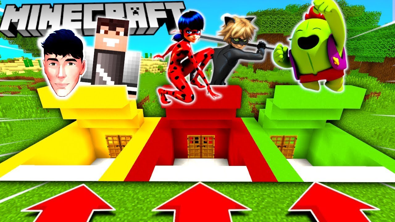 NIE WYBIERZ ZŁEGO BUNKRA (WOJAN, MIRACULUM, LEGENDA BRAWL STARS - SPIKE) MATRUNER MINECRAFT