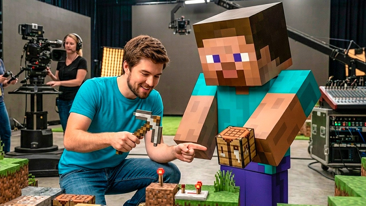 Что если бы MINECRAFT существовал в реальности? 🎵 (Стив, Крипер, Эндермен, Эндер-дракон, Зомби, С...