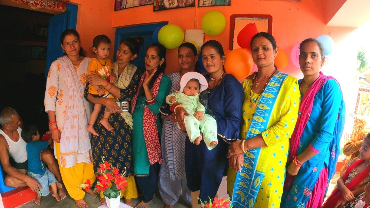 6 Months Baby Birth Day Celebration In Village