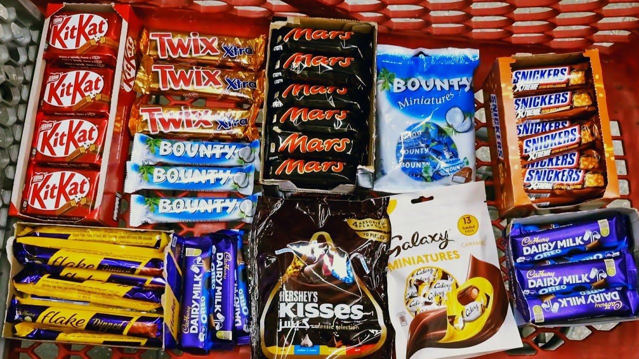 BOUGHT ALL KINDS OF Candy and Sweets Mega☺️❤️ Mega Shopping! KitKat, Snickers, Dairy Milk, Twix, 
