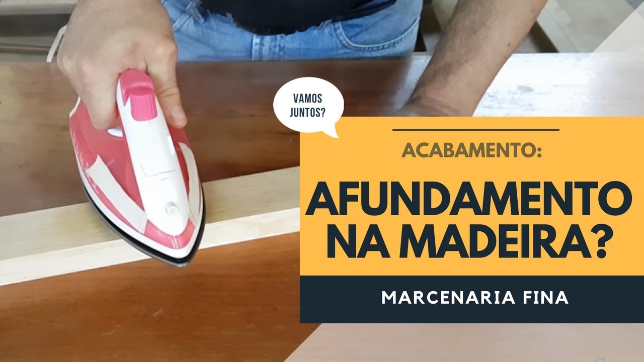Acabamento: Como reparar um afundamento na madeira?