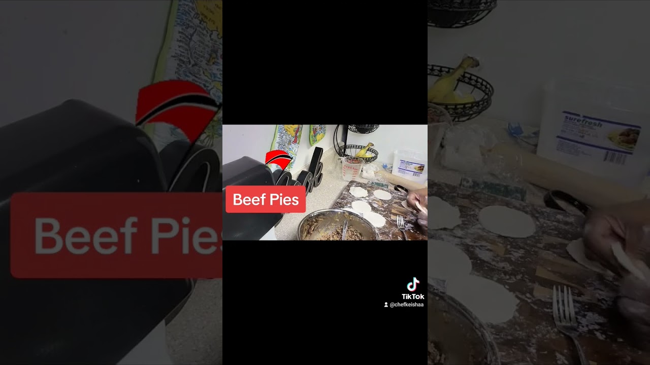 Beef Pies Trini style #trinistyle #beef pies #caribbeanfood #pastry