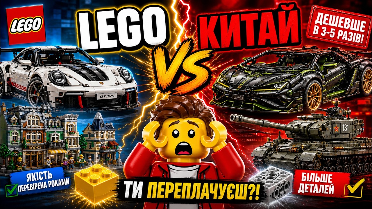 Lego vs Китайські аналоги