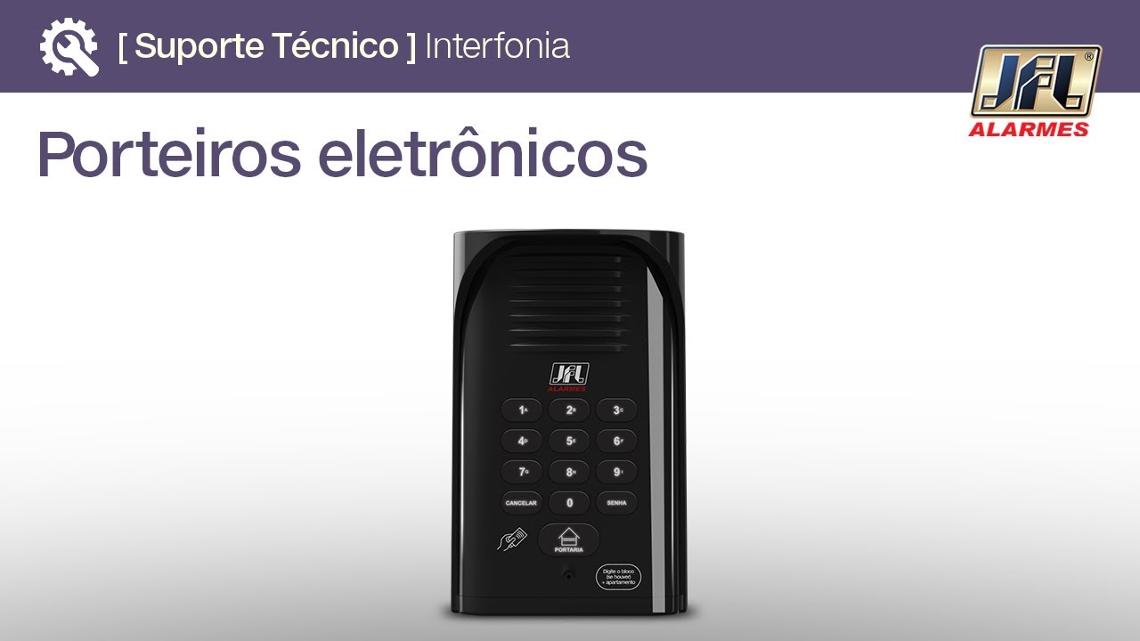 Como atualizar o porteiro eletrônico PEC-13T ID