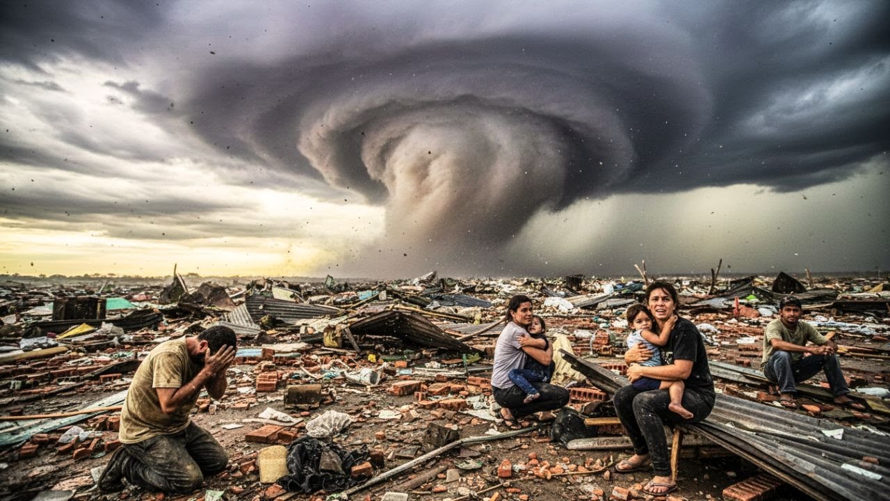 TORNADOS ATINGEM Guarapuava e Turvo: ventos de 250 km/h causam DESTRUIÇÃO no interior do Paraná
