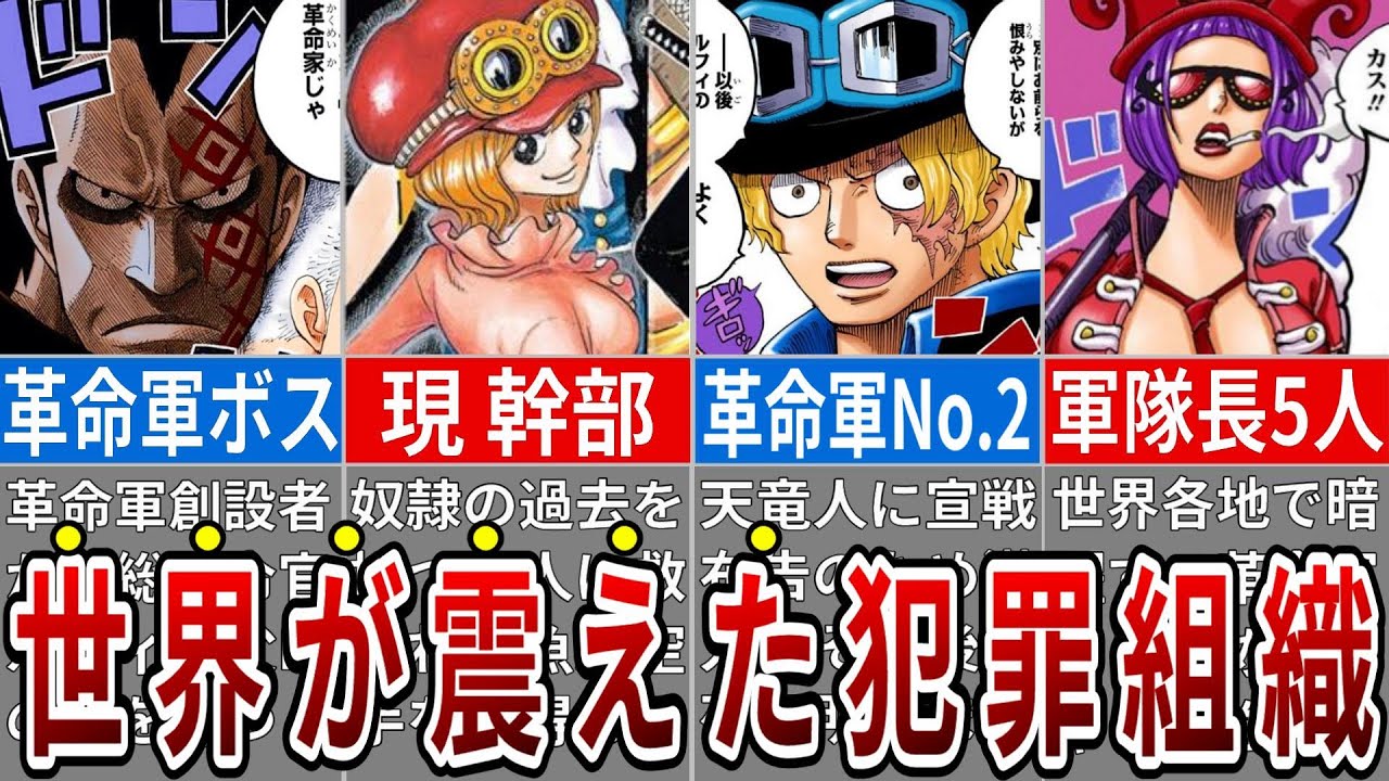 まさにチート級！世界を震撼させるほど強大な組織 