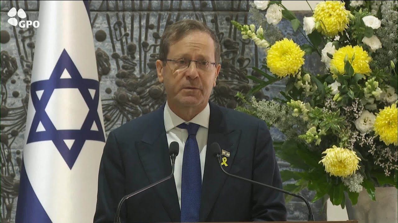 Israel&rsquo;s President reacts to Bondi Beach terrorist attack during Hanukkah