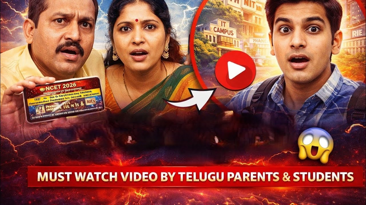 MUST WATCH 🔥 | Telugu Parents & Students Guide | NCET 2026