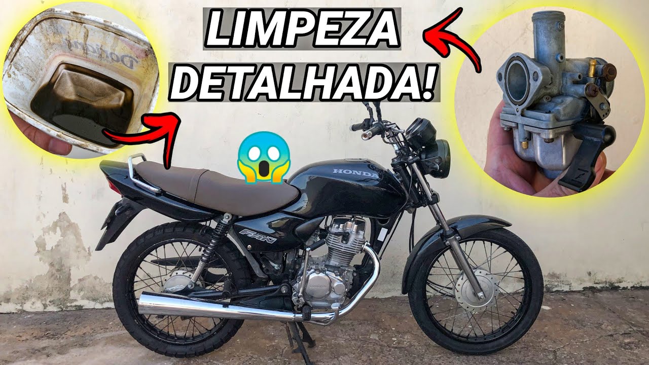COMO LIMPAR E REGULAR O CARBURADOR DA CG 125 FAN 2008!