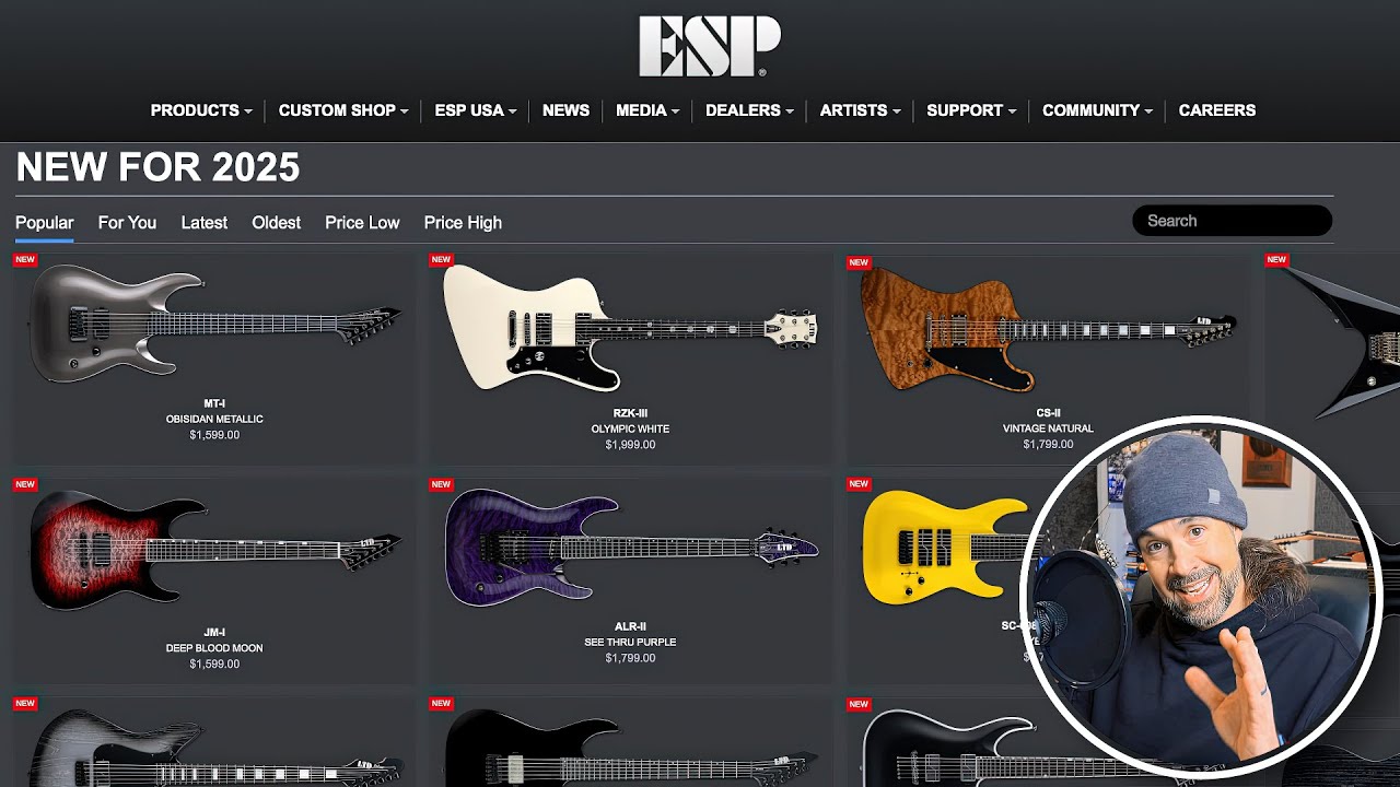 🎸ESP Guitars 2025 model REVIEW!