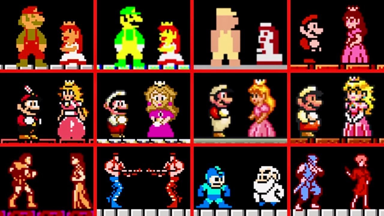 All Endings in Super Mario Bros. Crossover||4K