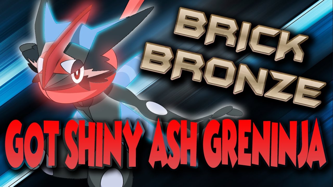 GOT SHINY ASH GRENINJA! - Roblox Brick Bronze