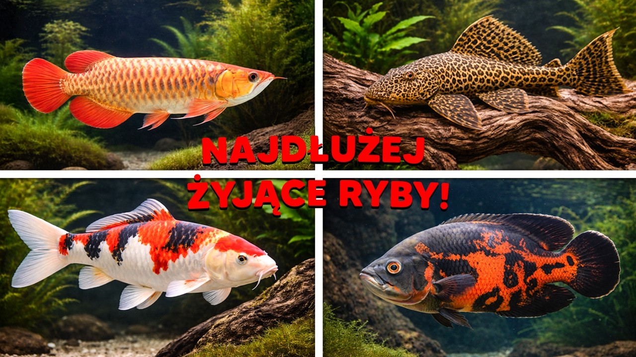 10 NAJDŁUŻEJ ŻYJĄCYCH RYB AKWARIOWYCH!