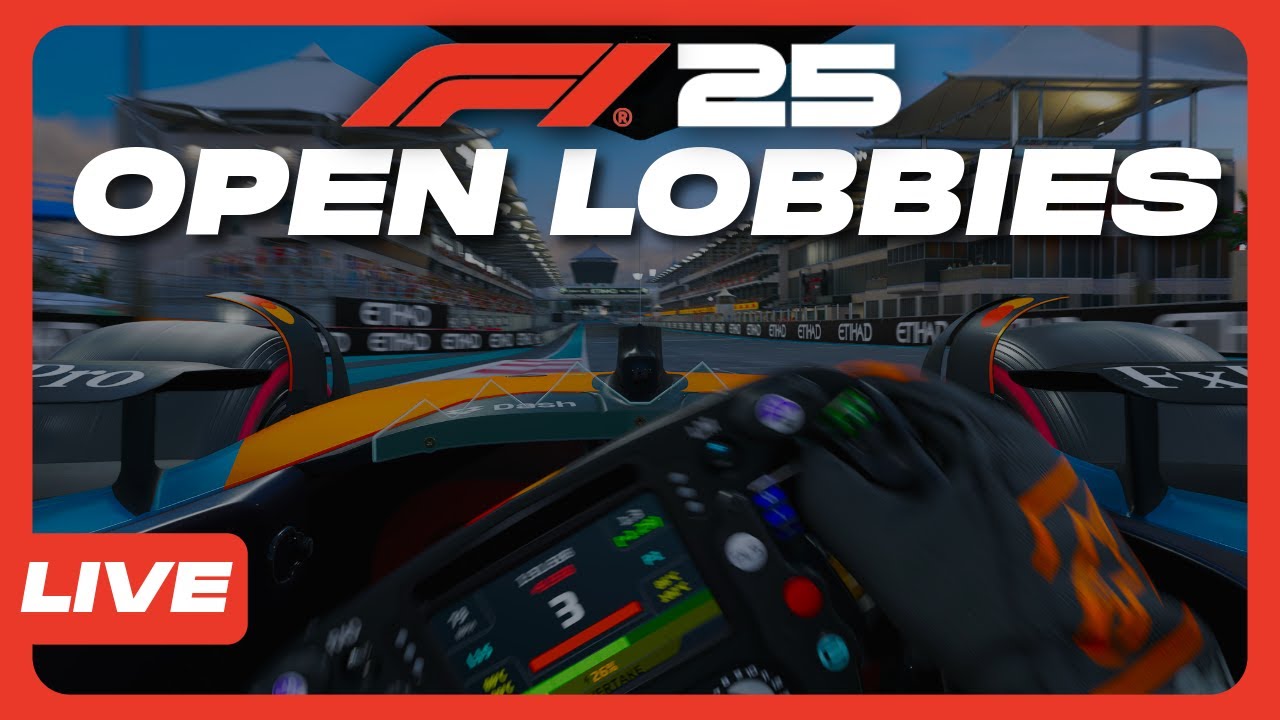 F1 25 - Open Lobbies with viewers !Setups !coaching