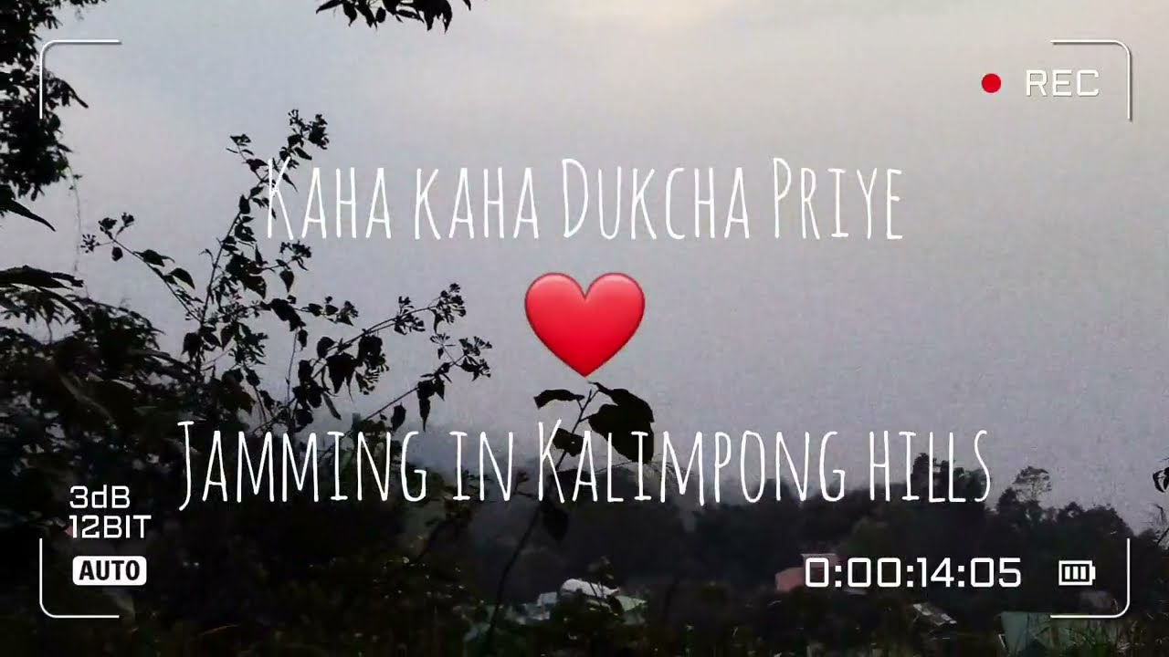 kaha kaha Dukcha Priye ~ Uday Sotang (Jamming in Kalimpong hills)