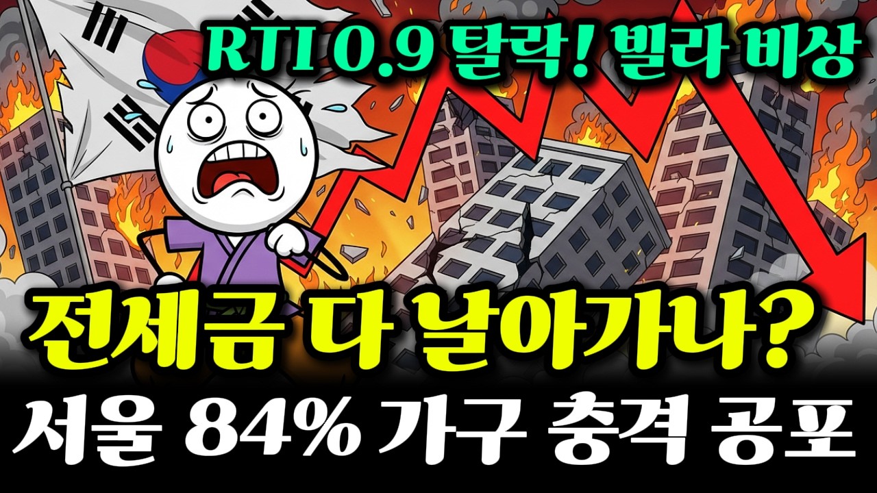 RTI 0.9 탈락! 서울 빌라 84%가 전세금 못 돌려줍니다... 내 돈 지키는 긴급 대책 [긴급분석]