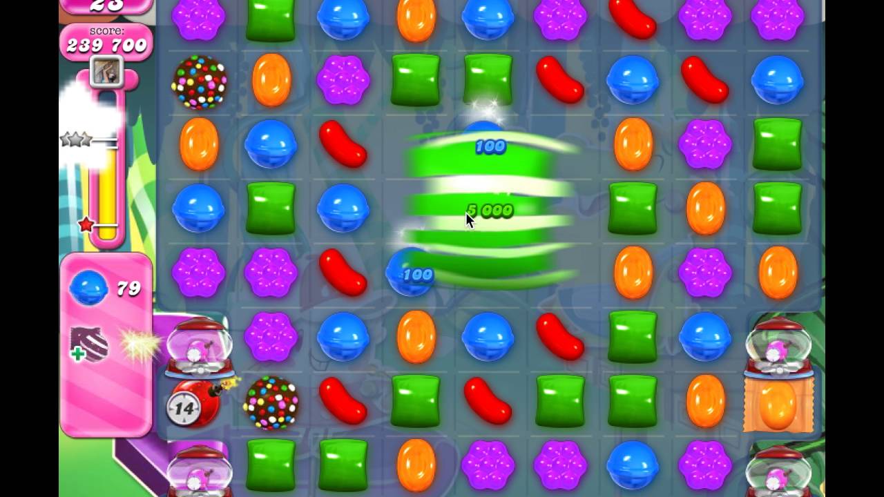 Candy Crush Level 425 (no boosters, 3 stars)