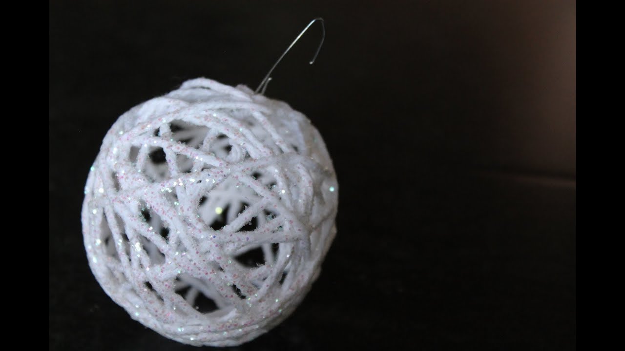 DIY: Snowball Christmas Ornament