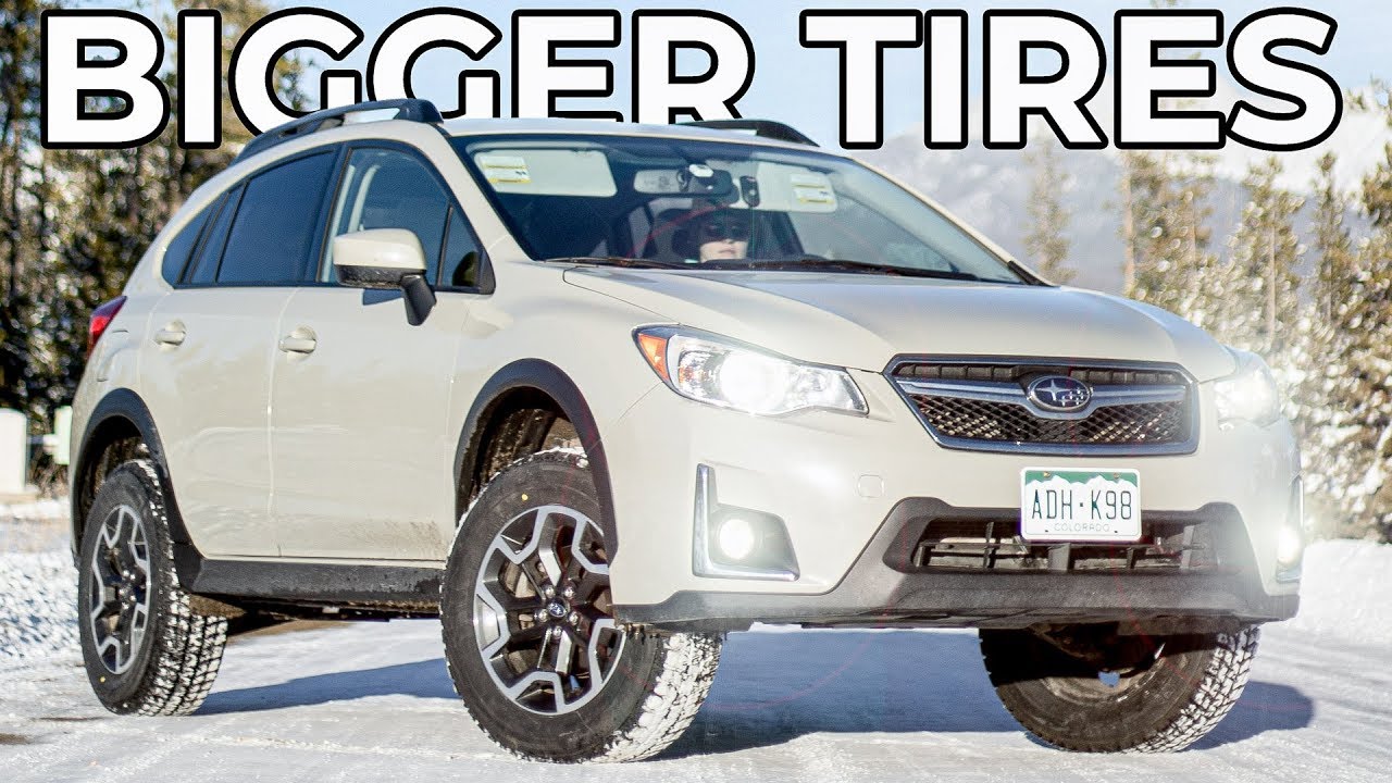 Subaru Crosstrek Bigger Snow Tire Upgrade