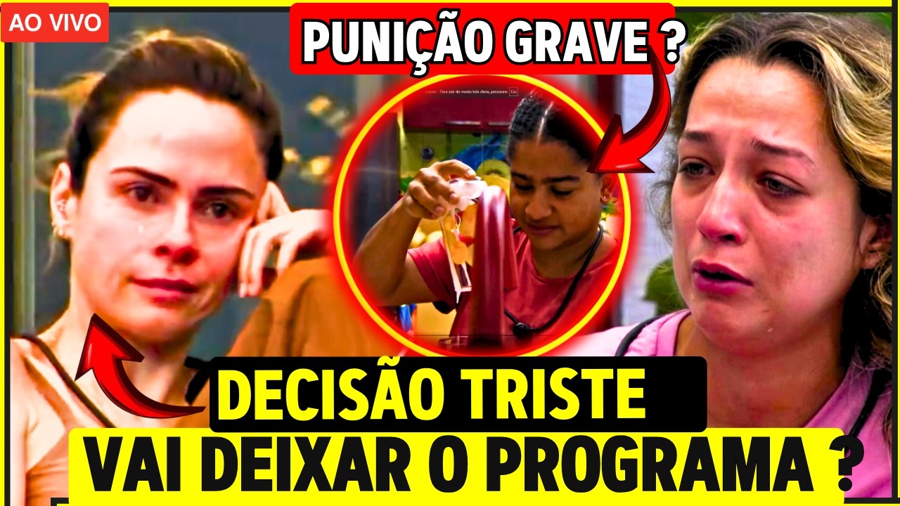 🔴 URGENTE: ANA PAULA DESISTE E REVELA NÃO AGUETAR MAIS; MILENA FAZ O PIOR; JONAS E COWBOY LIDERES