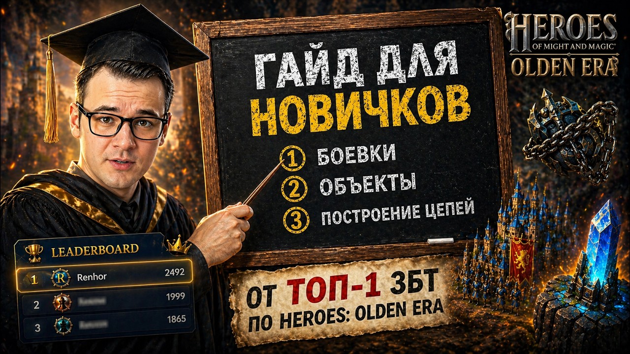 БОЕВКИ, ЦЕПИ, ОБЪЕКТЫ. ГАЙД ДЛЯ НОВИЧКОВ ОТ ТОП-1 ЗБТ ПО HEROES: OLDEN ERA