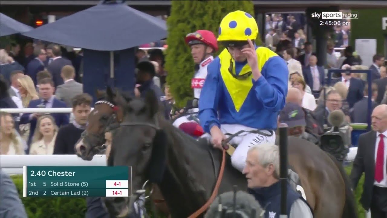 Ryan Moore is on fire! Solid Stone gives the jockey his 7th Chester winner this week!