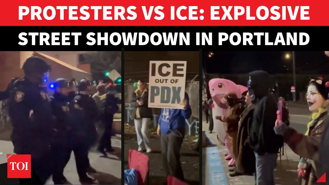 Portland ICE Facility Turns Battleground: Protesters Face Off With DHS Agents, Cops | Watch
